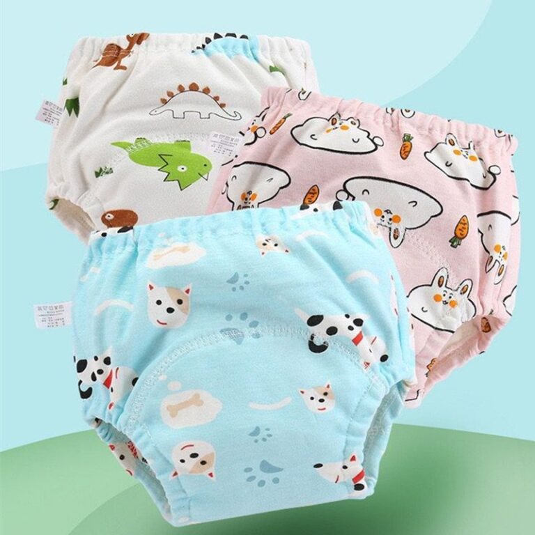 6 Layer Waterproof Reusable Cotton Baby Training Pants Infant
