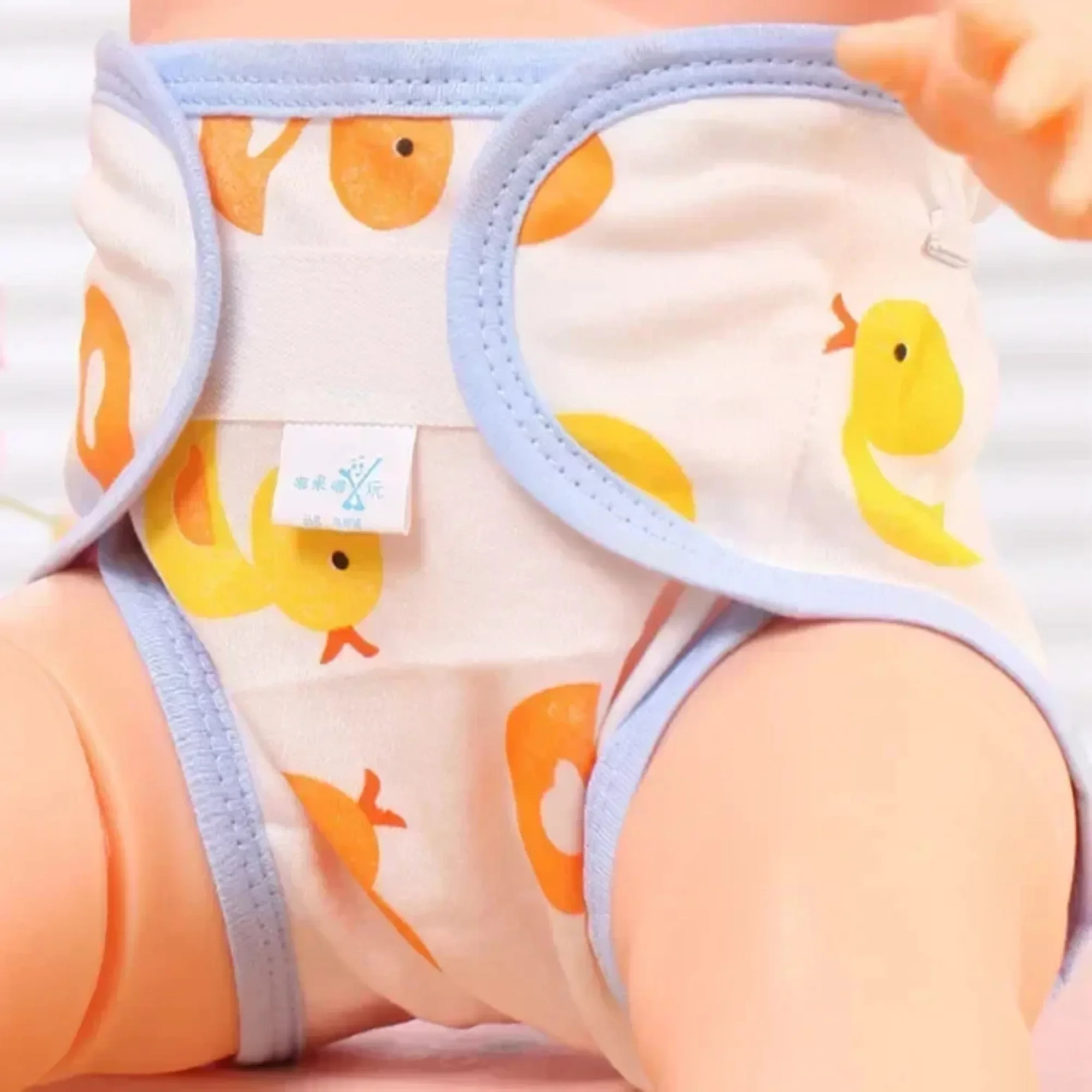 Cotton Cartoon Ecological Cloth Diapers Newborn Baby