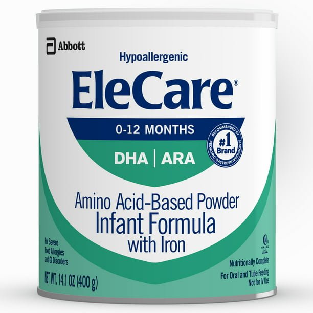 EleCare Hypoallergenic Powder Baby Formula, 14.1-oz Can