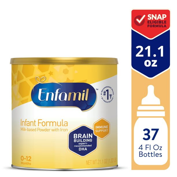Enfamil Infant Formula, Milk-based Baby Formula with Iron