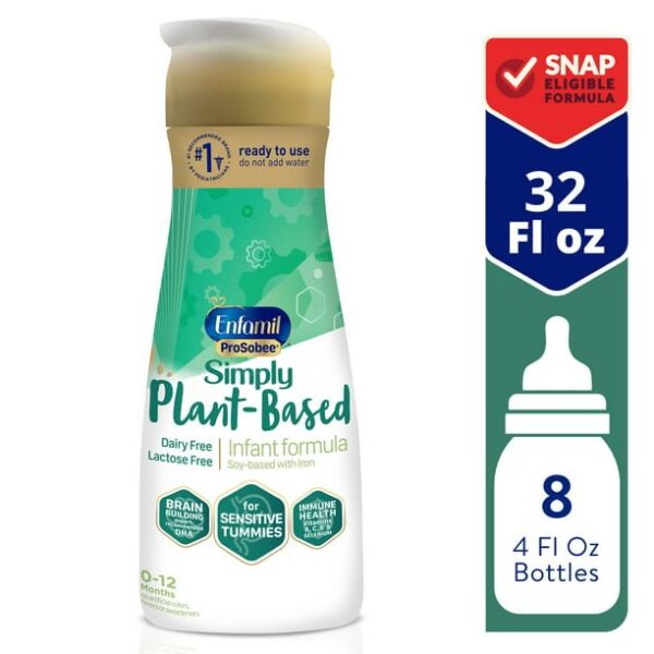 Enfamil ProSobee Soy-Based Infant Formula for Sensitive Tummies