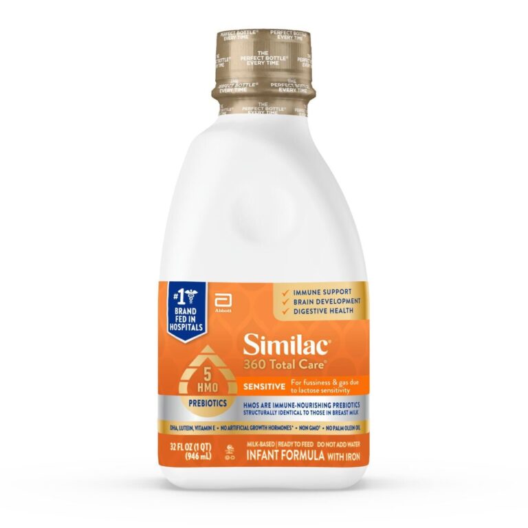 Similac 360 Total Care Sensitive Infant Formula, Ready-to-Feed 32-fl-oz Bottle