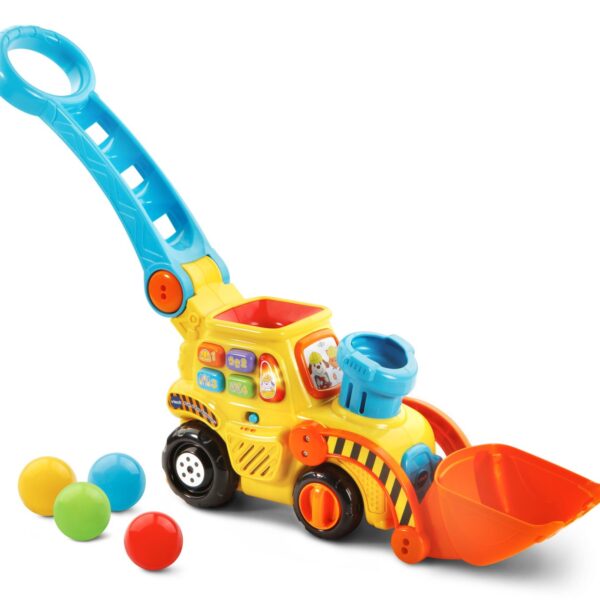 VTech, Pop-a-Balls, Push and Pop Bulldozer, Toddler Learning Toy
